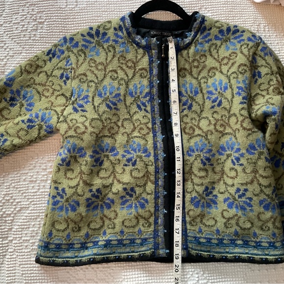 Nomadic Traders Wool Zippered Cardigan Sweater - Picture 11 of 12